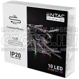 ENTAC MULTI COLOR FÉNYFÜZÉR 10LED 1M ECL-10MC