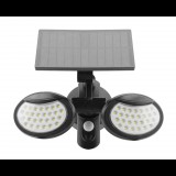 Entac napelemes fali lámpa LED SMD 2 fejjel PIR-rel (ESL2H-SMD) (ESL2H-SMD)