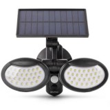 Entac Napelemes Műanyag Fali lámpa 10W SMD 2fej mozgásérzékelő - ESL2H-SMD