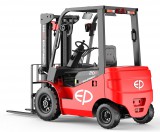 EP EFL203 elektromos homlokvillás targonca, négykerekű, akkumulátor Li-ion 80V 230Ah, motor 10/16KW, teherbírás 2000kg, emelési magasság 3m, munkaszélesség 500mm