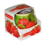 Eper illatú poharas illatgyertya 70g 630732