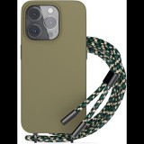 Epico iPhone 14 Plus szilikon zöld tok pánttal (69410101500001)