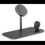 Epico Mag+ Üveg töltőállvány MagSafe támogatással, fekete (9915111300048)