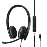 Epos-sennheiser adapt 165t ii usb-c sztereó headset fekete (1000906) epos1000906