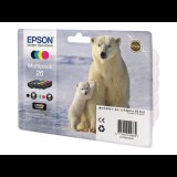 Epson 26 Multipack - 4-pack - black, yellow, cyan, magenta - original - ink cartridge (C13T26164010)