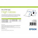 Epson fényes, papír etikett címke, 105*210 mm, 273 címke/tekercs (rendelési egység 8 tekercs/doboz)