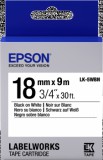 Epson LK-5WBN címkéző szalag Fehéren fekete