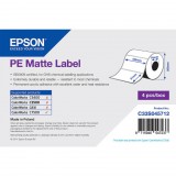 Epson matt, műanyag (PE) etikett címke, 102*51 mm, 2310 címke/tekercs (rendelési egység 4 tekercs/doboz)