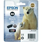 Epson Polar bear C13T26114012 tintapatron 1 dB Eredeti Standard teljesítmény Fotó fekete (C13T26114010)