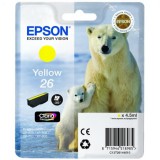 Epson Polar bear C13T26144012 tintapatron 1 dB Eredeti Standard teljesítmény Sárga (C13T26144010)