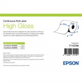 Epson prémium fényes papír, folyamatos címke, 203 mm * 60 méter  (rendelési egység 4 tekercs/doboz)