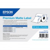 Epson prémium matt, papír etikett címke, 105*210 mm, 282 címke/tekercs (rendelési egység 8 tekercs/doboz)