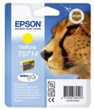 Epson T07144011 Tintapatron Stylus D78, D92, D120 nyomtatókhoz, EPSON sárga, 5,5ml Eredeti kellékanyag C13T07144012