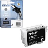 Epson T7607 tintapatron 1 dB Eredeti Világos fekete (C13T76074010)