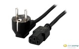 Equip 112120 PC tápkábel, 1,8m, fekete, C13