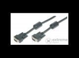 Equip 118814 VGA kábel HD15 apa/apa, ferrit gyűrűvel, 10m