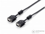 Equip 118817 VGA kábel HD15 apa/apa, ferrit gyűrűvel, 1,8m