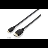 Equip 119308 HDMI kábel 2 M HDMI A-típus (Standard) HDMI D-típus (Micro) Fekete (119308)