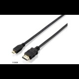Equip 119308 HDMI-MicroHDMI kábel 1.4, apa/apa, 2m (119308) - HDMI