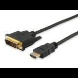 Equip 119323 video átalakító kábel 3 M HDMI DVI-D Fekete (119323)