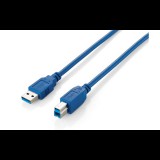 Equip 128292 USB kábel 1,8 M USB 3.2 Gen 1 (3.1 Gen 1) USB A USB B Kék (128292)