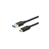 Equip 12834107 USB kábel USB 3.2 Gen 2 (3.1 Gen 2) 1 M USB A USB C Fekete