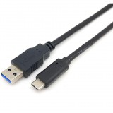 Equip 128344 USB kábel 2 M USB 3.2 Gen 1 (3.1 Gen 1) USB A USB C Fekete (128344)