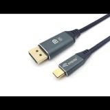 Equip 133421 video átalakító kábel 1 M USB C-típus DisplayPort Szürke (equip133421)