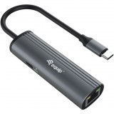 Equip 133486 dokkoló állomás és port replikátor USB C-típus Fekete, Szürke (133486)