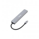 Equip 133494 dokkoló állomás és port replikátor Vezetékes USB 3.2 Gen 1 (3.1 Gen 1) Type-C Ezüst (133494)