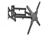 EQuip 23”-55” Full motion Corner TV Wall Mount Bracket Black 650328