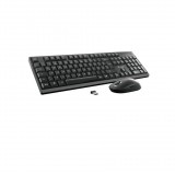Equip 245220 billentyűzet Egér mellékelve Vezeték nélküli RF QWERTZ Német Fekete (245220)