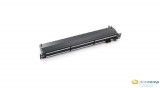 Equip 326624 Cat6A patch panel 24 port, 1U, fekete, árnyékolt