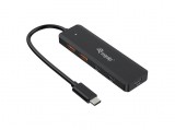 EQuip 4-Port USB3.2 Hub Black 128966