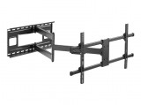 EQuip 43"-80" Long Arm Full Motion TV Wall Mount Bracket Black 650327