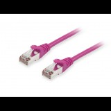 Equip 606806 S/FTP CAT6a Patch kábel 5m - Lila (606806)