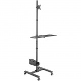Equip 650171 multimédia állvány és gurulóállvány Fekete PC Gurulós multimédia állvány (650171)
