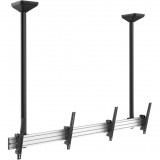 Equip 650373 TV tartókeret 139,7 cm (55") Fekete, Ezüst (650373)