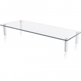 Equip 650882 asztali TV konzol Átlátszó (650882)