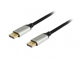 EQuip DisplayPort to DisplayPort 1.4 8K/60Hz Premium cable 1m Black 119261
