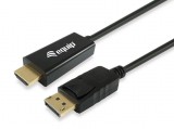 EQuip DisplayPort to HDMI Adapter Cable 3m Black 119391