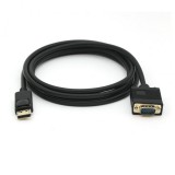 EQuip DisplayPort to VGA cable 2m Black 119338