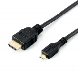 EQuip HDMI - Micro HDMI 1.4 cable 2m Black 119308