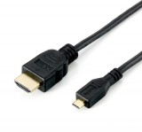 EQuip HDMI - Micro HDMI 1.4 cable 2m Black 119308