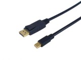 EQuip MiniDisplayPort to DisplayPort 4K/60Hz cable 2m Black 133442