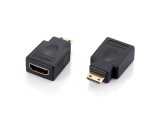 EQuip miniHDMI to HDMI Adapter Black 118914