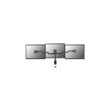 Equip monitor asztali konzol - 650116 (13"-27", 3 monitor, dönthet&#337;, forgatható, állítható magasság max.: 3x8kg, fekete)