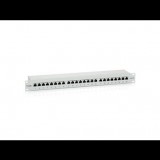 Equip Patch panel CAT6 UTP 24 PORT 1U 19" árnyékolt szürke (326324) (326324)