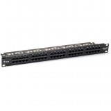 Equip Patchpanel 50x RJ45 Cat3 19" UTP 1HE ISDN schwarz (125295)