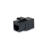 Equip RJ45 Keystone Toldó - 125579 (UTP, Cat6, árnyékolatlan, műanyag, fekete) 8db/csomag